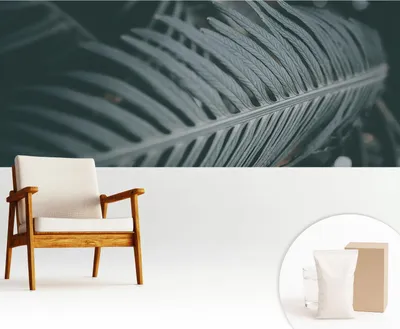Obrázek produktu pro Samolepicí fototapeta – 250 x 104 cm – tapeta – nástěnná tapeta – nástěnné obrazy – samolepicí fólie – dekorativní fólie – tapetová fólie – stěna – dekorace – obývací pokoj – zelený list