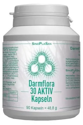 Produktbild von Darmflora 30 Aktiv Kapseln 90 St