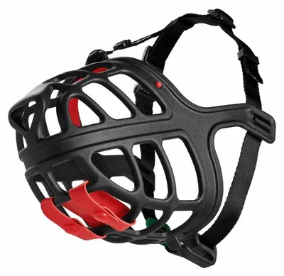 Produktbild von Hunter Maulkorb Albury schwarz, Größe: 1 / Halsumfang: max. 45 cm
