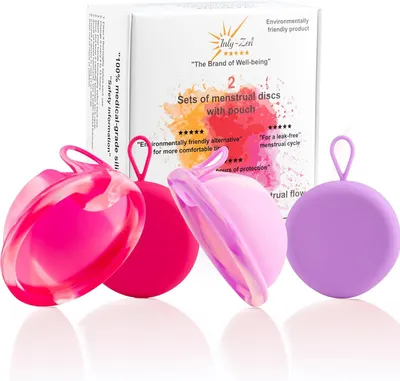 Zdjęcie produktu dla Kubiczek menstruacyjny medyczny silikon, 12 godzin ochrona, wielorazowy, do menstruacji