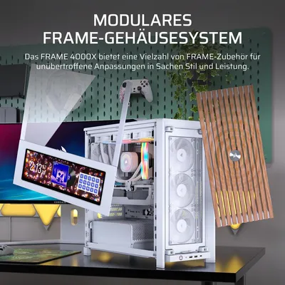 Image de Corsair Geh Midi FRAME 4000X RS Mid-Tower, White