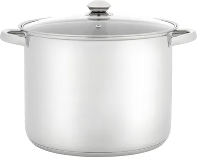 Obrázok produktu pre Hrniec s pokrievkou, nehrdzavejúca oceľ, 28 cm, 13 l, strieborný