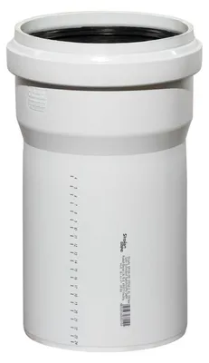 Obrázek produktu pro Trubka odpadní hrdlová odhlučněná Osma Skolan Safe SKEM DN 200 x 6,2 x 250 mm, světle šedá
