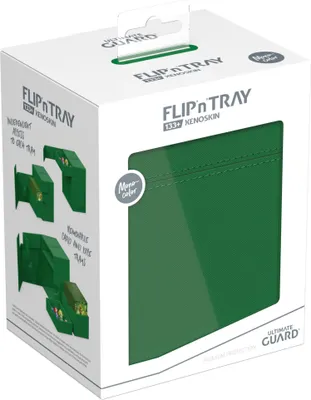 Produktbild von Ultimate Guard Flip`n`Tray 133+ XenoSkin Grün
