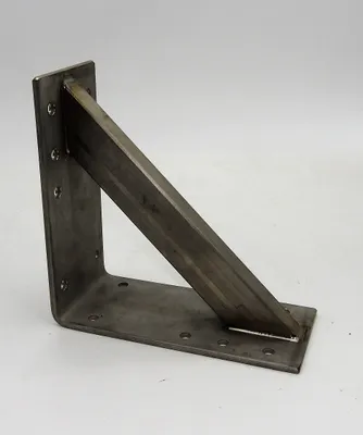Produktbild von Edelstahl Winkel 200x200x90mm verstärkt Schwerlast Wand Träger Schienenkonsole