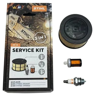 Zdjęcie produktu dla Zestaw serwisowy STIHL 13 MS 271 MS 291 MS 311, MS 391, 11400074103 Filtr, świeca zapłonowa Wtyczka
