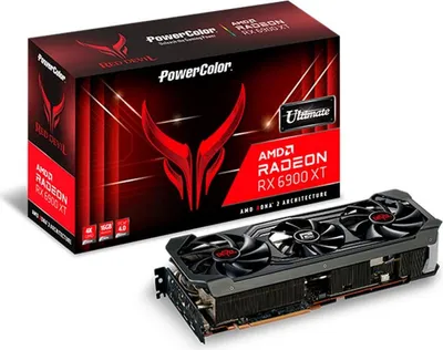Produktbild von PowerColor Red Devil AXRX 6900XTU 16GBD6-3DHE/OC, Radeon RX 6900 XT, 16 GB, GDDR6, 256 Bit, 7680 x 4320 Pixel, PCI Express x16 4.0