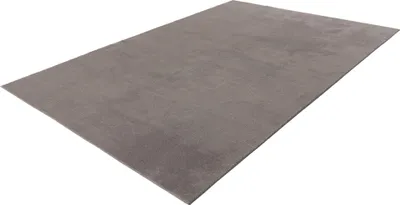 Produktbild von Lalee Relax Waschbares Vloerkleed 120x160 cm Grau - Modernes Effen Teppich mit Antislip-Unterseite