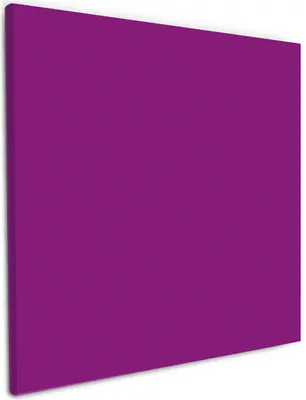 Produktbild von Wallario Premium Leinwandbild Lila in Größe 50 x 50 cm