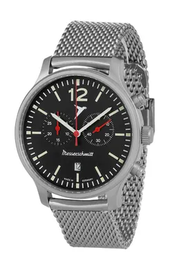 Obrázok produktu pre Funkčný chronograf MESSERSCHMITT s milánskym náramkom