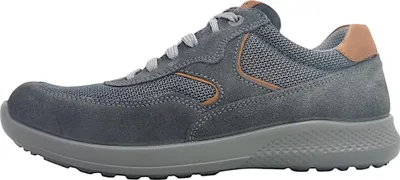 Immagine prodotto di Scarpe da uomo Jomos, modello sportivo con lacci, colore grigio, ideali per il tempo libero