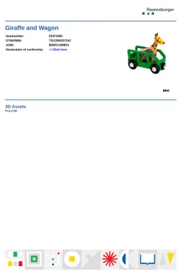 Image de Brio 33724 Voiture girafe