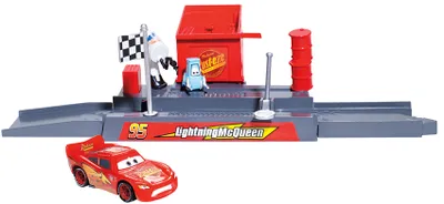 Productafbeelding van Disney Pixar Cars: Speelset "Highway Hideout" met lanceerfunctie voor auto's