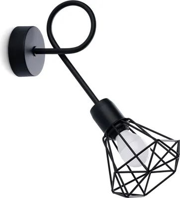 Immagine prodotto di Applique SELARA nera 1xE14x40W in metallo, dimensioni: 30x15x28 cm, IP20, Pure Lume
