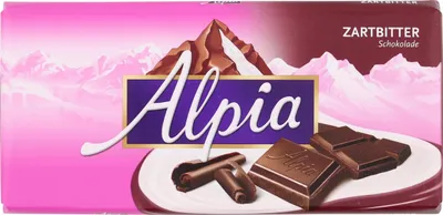 Produktbild von Alpia Zartbitter Schokolade mit zartschmelzendem Geschmack 100g