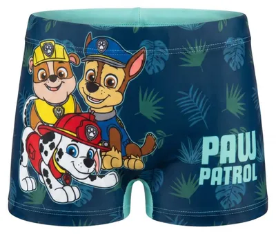 Produktbild von Paw Patrol Badehose Badeshorts Shorts jungen Bademode - 98/104, Blau