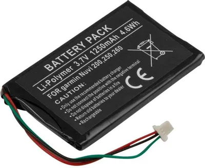 Immagine prodotto di Avizar, Batteria Garmin Nuvi 200 GPS 3,7 V 1250 mAh Li-Polymer, nero