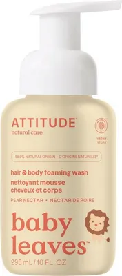Obrázek produktu pro Baby leaves - 2in1 Foaming Wash Pear Nectar ATTITUDE