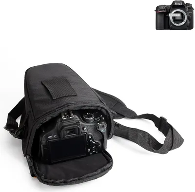 Produktbild von K-S-Trade Kameratasche Fototasche Schultertasche Umhängetasche kompatibel mit Nikon D7500 Colt  für Systemkameras Schutzhülle bag Zubehörtasche