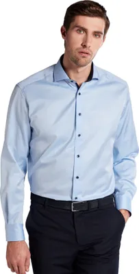 Produktbild von Eterna Hemd Twill mit Patch Comfort Fit 8819-10-E15V Gr. 46 blau