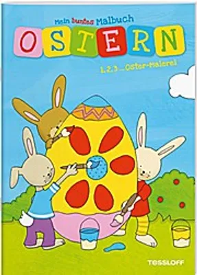 Produktbild von Mein buntes Malbuch Ostern. 1, 2, 3 - Oster-Malerei