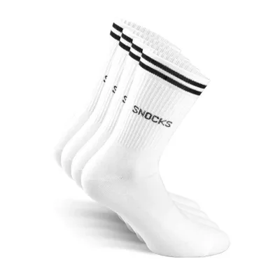 Produktbild von Snocks Retro Socken aus  Baumwolle 4 Paar - Lifestyle Socken im Streifen Desi