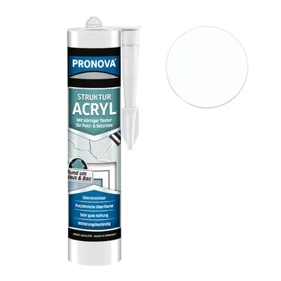 Zdjęcie produktu dla Pronova akryl teksturowany biały 300 ml