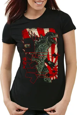 Produktbild von style3 Retro Nippon Gojira Damen T-Shirt japan monster kaiju, Größe:2XL