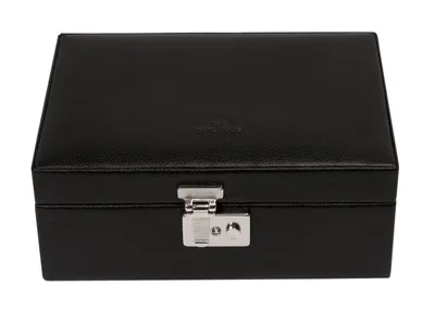 Produktbild von Windrose Beluga Schmuckkasten Leder 24 cm