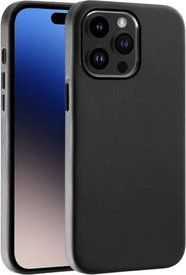 Produktbild von ViVanco™Mag Classic Cover, Magnetic Wireless Charging Support für iPhone 15 Pro, Cover, Apple, iPhone 15 Pro, 15,5 cm (6.1"), Schwarz