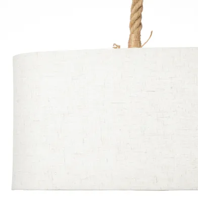 Produktbild von BRILLIANT Sailor Pendelleuchte, 2-flammig natur/weiß Innenleuchten,Pendelleuchten,-Balken | 2x A60, E27, 40W, geeignet für Normallampen (nicht enthalten) | Für LED-Leuchtmittel geeignet