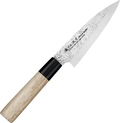 Produktbild von Satake Nashiji Allzweckmesser 12cm, 420J2 Stahl, Holzgriff