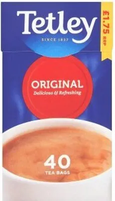 Produktbild von Tetley Original 40 Tea Bags - 40 Teebeutel - 125g