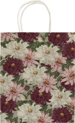 Obrázek produktu pro Ozdobná taška A5 STBAG150 Fialová dahlia – Skona Ting