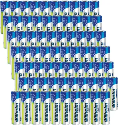 Produktbild von 70 x Wilhelm Lithium AA Mignon Batterien LR6 1,5V Lithiumbatterie