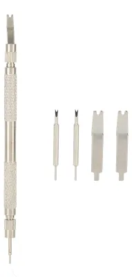 Produktbild von Professionelles Set zum Entfernen von Federstegen und Armbandgliedern für Uhrmacher und Uhrenreparaturen
