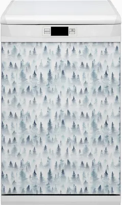 Obrázek produktu pro Magnet do myčky nádobí Omyvatelný 45x80 cm Magnet do myčky nádobí Magnetická podložka dekor - Misty forest