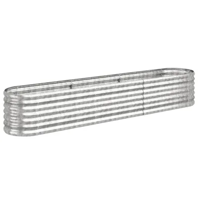 Immagine prodotto di Letto rialzato Acciaio verniciato a polvere 224x40x36 cm Argento