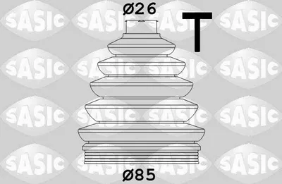 Produktbild von SASIC Faltenbalgsatz Antriebswelle Radseitig für VW Golf VII Schrägheck (5G1, BQ1, BE1, BE2) 1906038