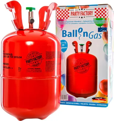 Produktbild von Helium Ballongas für 30 Luftballons, Heliumflasche