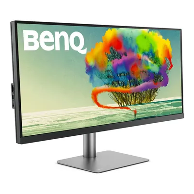 Produktbild von BenQ PD3420Q, 86,4 cm (34"), 3440 x 1440 Pixel, Quad HD, LED, 5 ms, Grau