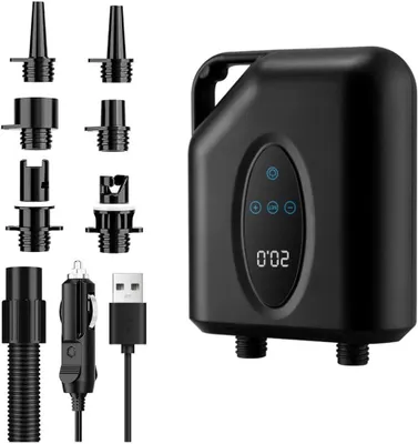 Produktbild von Elektrische SUP Pumpe, 20 PSI 12000mAh Tragbar Hochdruck Luftpumpe