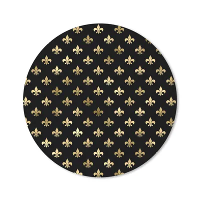 Produktbild von MuchoWow® Mauspad Mousepad Muster - Krone - Gold 50x50 cm - Mousepads - Maus Mat - Pad - Mausunterlage - Vinyl