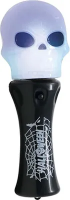 Produktbild von Skelett Totenkopf Kürbis Halloween Gruselstab Dekoration Requisite, Farbe: Schwarz