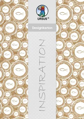Produktbild von Ursus 25x Fotokarton Bastelkarton Designkarton 250g/m² Fisch Taufe Kommunion