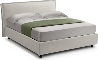 Produktbild von Brunate - Doppelbett, Beige, Matratze Inklusive  Italy