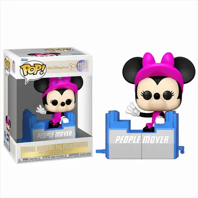 Produktbild von Walt Disney World 50 - Minni Mouse On The Peoplemover 1166 - Funko Pop! - Vinyl Figur