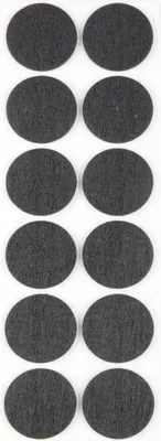 Produktbild von Filzgleiter Bodengleiter anthrazit selbstklebend rund und eckig auswählbar (Rund Ø 40 mm)