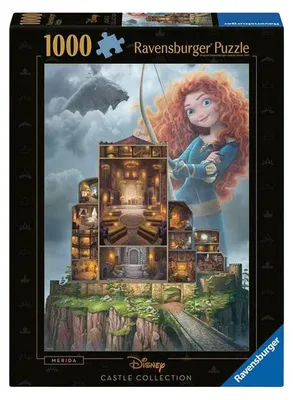 Image de Ravensburger puzzle Disney Castles Merida, 1000 pcs.