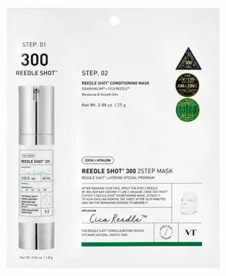Produktbild von VT Cosmetics - Reedle Shot 300 2-Stufen-Maske, 5 Blatt
